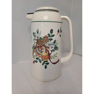 Vintage Christmas Festive Spirt Coffee Tea Holiday‎ | Mikasa 1 Qt